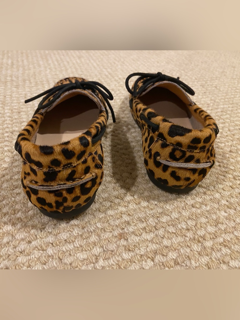 Frye Leopard Print Moccasin Loafers - Picture 3 of 5